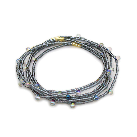 Pearl Rainbow Beaded Bracelet