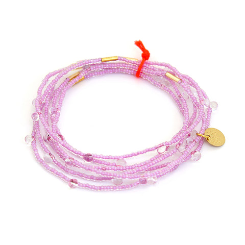 Candy Bracelets / Set of 6 / Flamingo