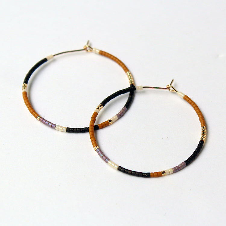 Beauty Hoops Large / Black