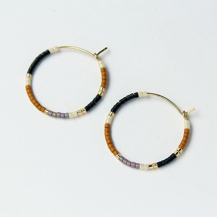 Beauty Hoops Small / Black