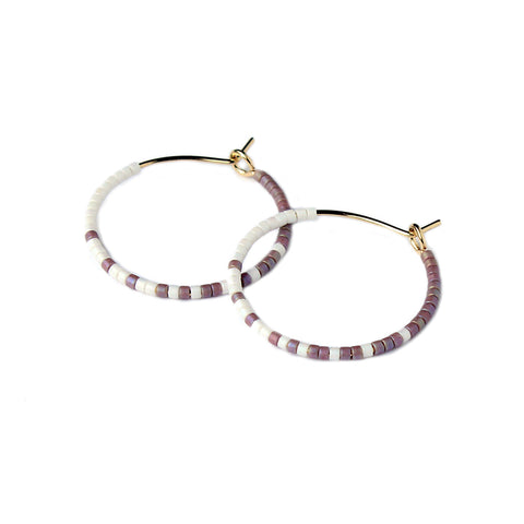 Zoe Hoops Large - Lilac