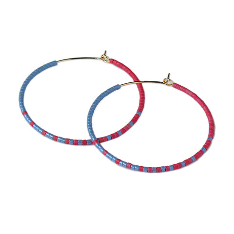 Candy Bracelets / Set of 6 / Ruby