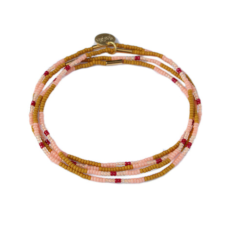 Charm Bracelet / Navy Red
