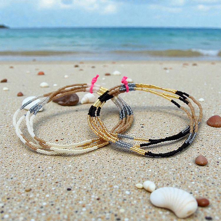 Rumi Bracelets set of 4 / Black