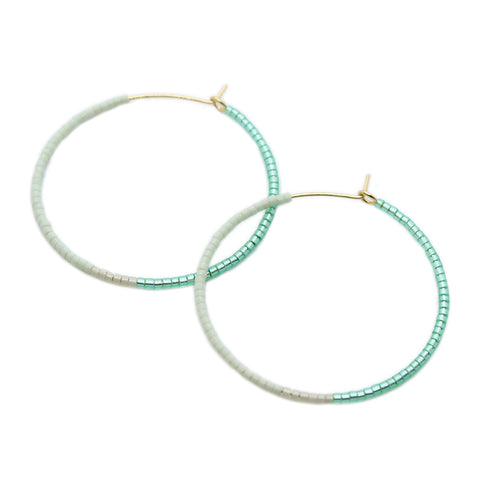 Zoe Hoops Large - Lilac