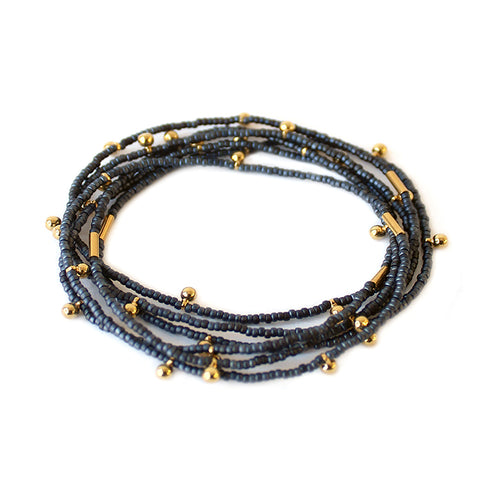 Cali Bracelets / set of 6 / Slate