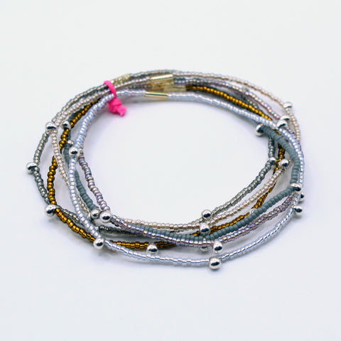 Cali Bracelets - Set 6 / Silver