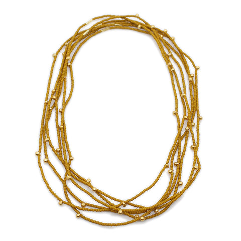 Cali Chokers / set of 6 / Mustard