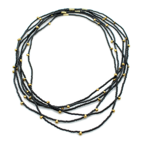 Cali Chokers / set of 6 / Slate