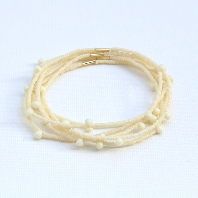 Candy Bracelets / Set of 6 / Bone