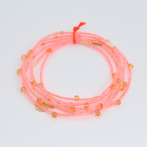 Candy Bracelets / Set of 6 / Flamingo