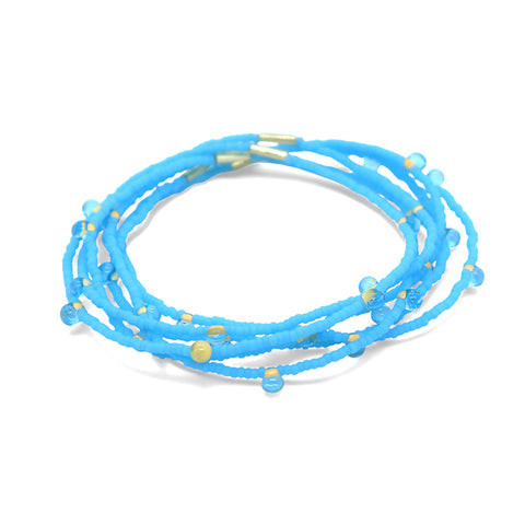Candy Bracelets / Set of 6 / Turquoise