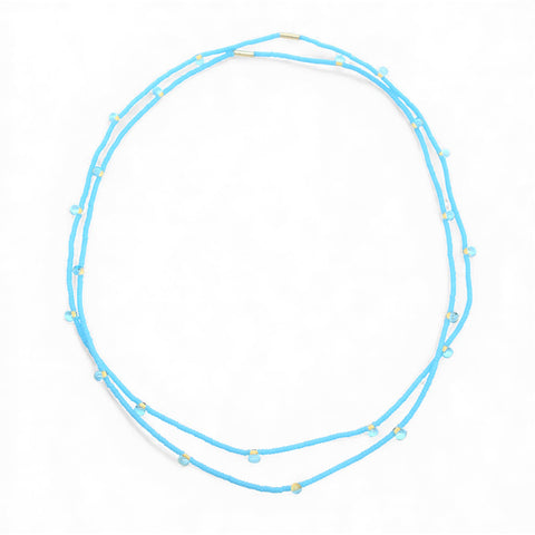 Candy Chokers / Set of 2 / Turquoise