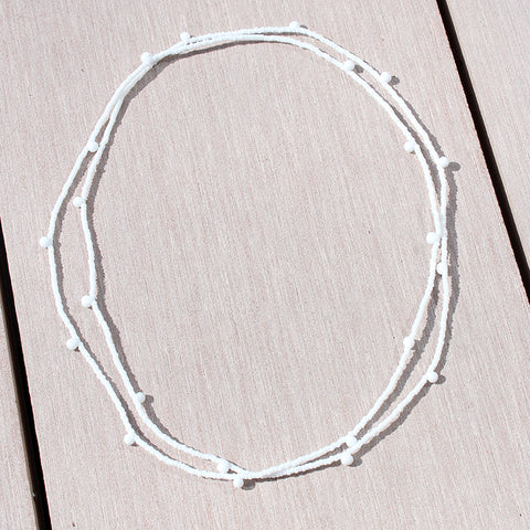 Candy Chokers / Set of 2 / White