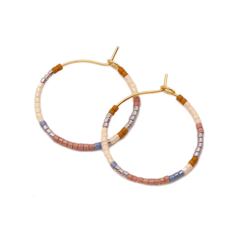 Color Field Hoops