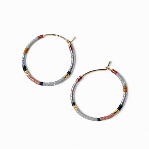 Beauty Hoops Small / Gray