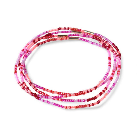Shimmer Bracelets / Pink