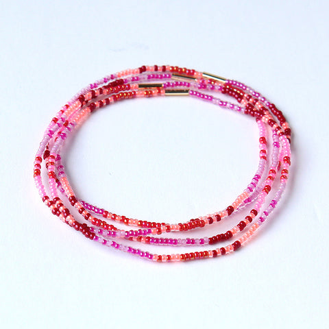 Shimmer Bracelets / Pink