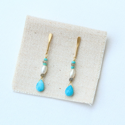 Zoe Hoops SM - Turquoise