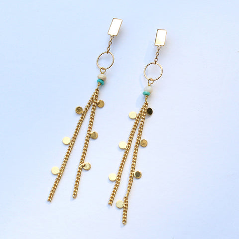 Double Swoop Earring