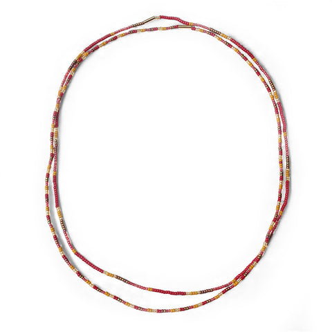 Gaia Chokers set of 2 / Cranberry