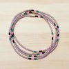 Naomi Bracelets set of 4 / Smoky Amythyst