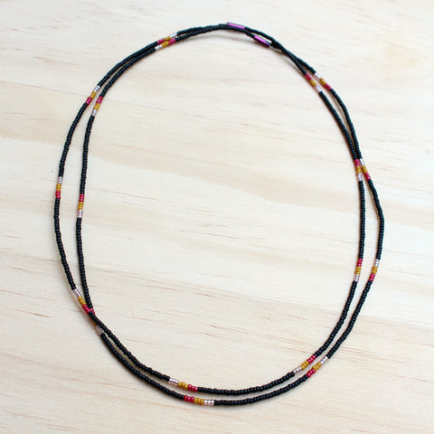 Naomi Chokers set of 2 / Black