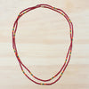 Naomi Chokers set of 2 / Maroon