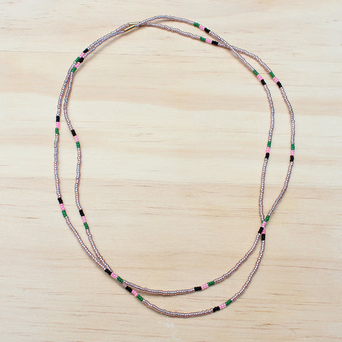 Naomi Chokers set of 2 / Smoky Amethyst