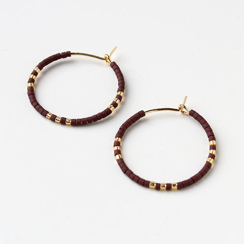 Zoe Hoops SM - Espresso