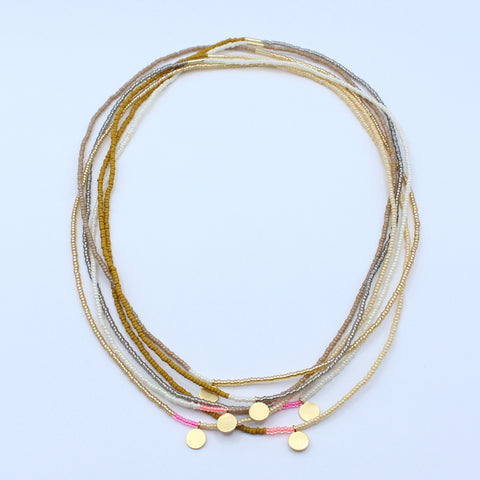 Color Block Chokers - set 6 / Neutral