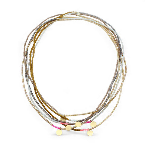 Color Block Chokers - set 6 / Neutral