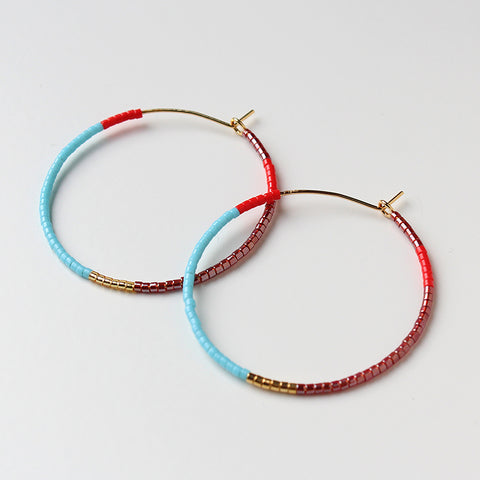 Fresco Hoops LG / Turquoise