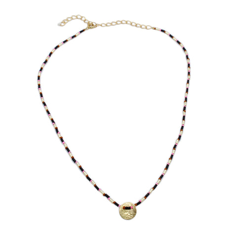Petite Bow Necklace / Lilac