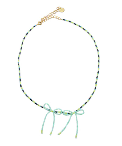 Duo Necklace with Star / Olive