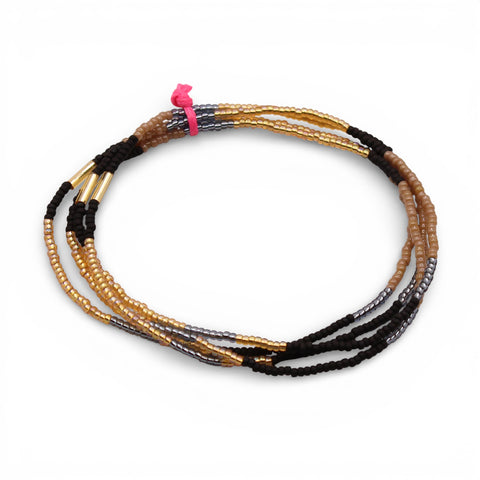 Rumi Bracelets set of 4 / Black