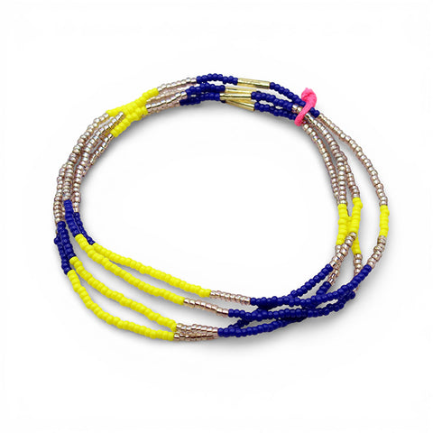 Rumi Bracelets set of 4 / Yellow