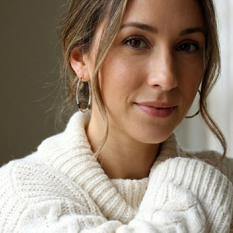 Beauty Hoops Large / Gray