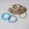 Candy Bracelets / Set of 6 / Ice Blue