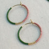Color Field Hoops SM / Olive