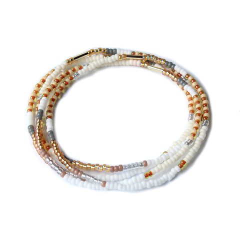 Coco Bracelets set of 4 / White