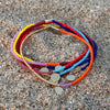 Color Block Bracelets / set of 6 - Mixed