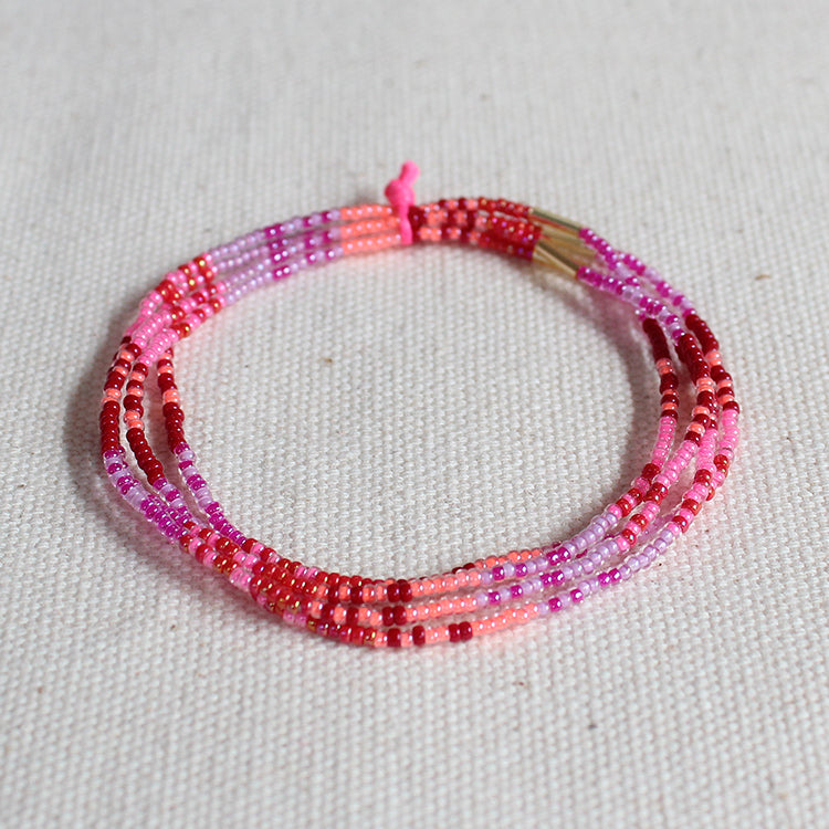 Shimmer Bracelets / Pink