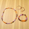 Rumi Chokers set of 2 / Violet