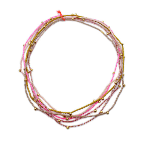 Petite Bow Necklace / Lilac